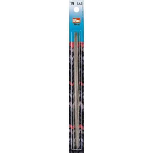 [171233] Prym Kousenbreinaalden staal 20cm 1.50mm - 5st