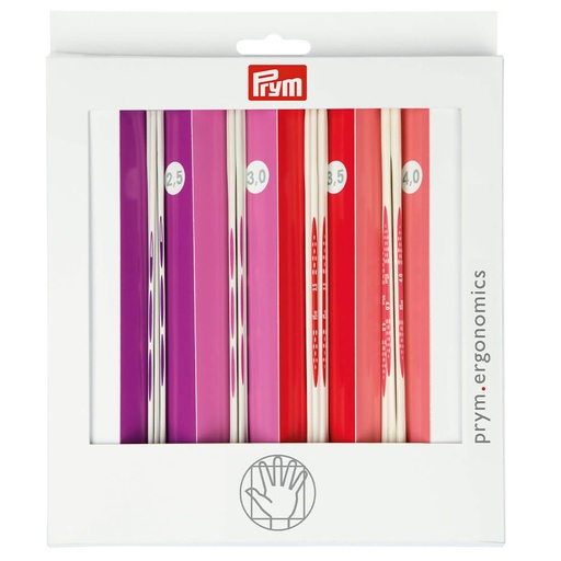 [194000] Prym Ergonomics sokkennaalden set 20cm 2.50-4.00mm - 1st