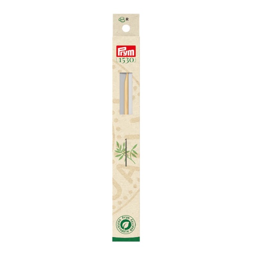 [197606] Prym 1530 haaknaalden bamboe 15cm 5.00mm - 5st