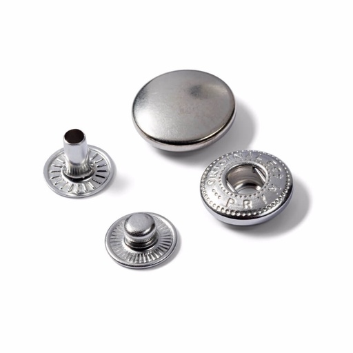 [390321] Prym Naaivrijdrukknoop navulling 15mm zilver - 10st
