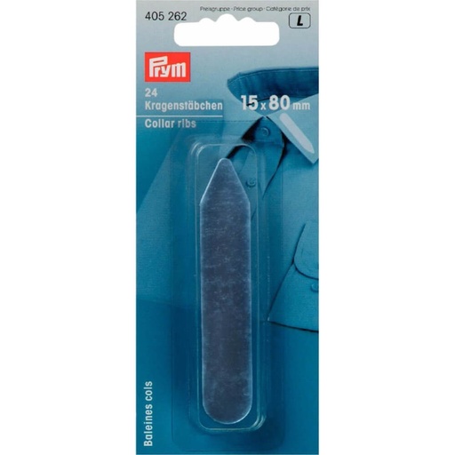 [405262] Prym Kraagbaleinen 180mm transparant - 24st