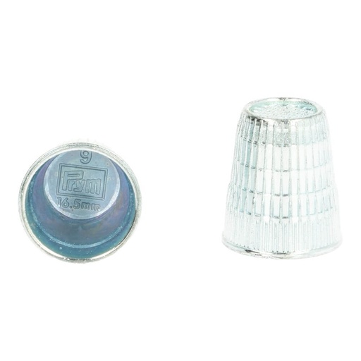 [431843] Prym Vingerhoed zinkdruk 16.5mm zilver - 10st