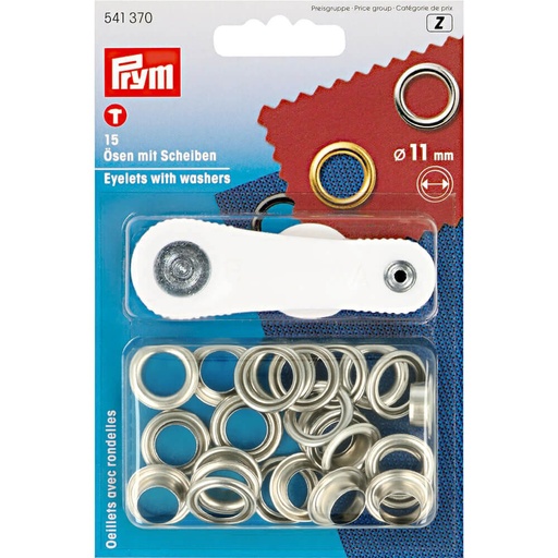 [541370] Prym Ringen en schijven 11mm zilver - 1