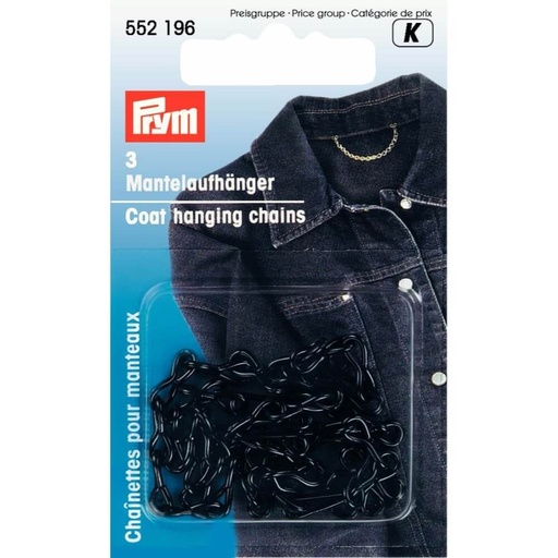 [552196] Prym Mantelhangers ijzer zwart - 