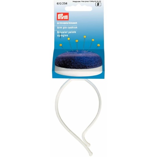 [610294] Prym Speldenkussen armband paars-wit - 
