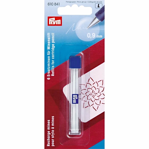 [610841] Prym Vervangstiften voor vulpotlood wit - 6st
