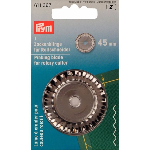 [611367] Prym Reservemes voor rolmes gekarteld 45mm - 