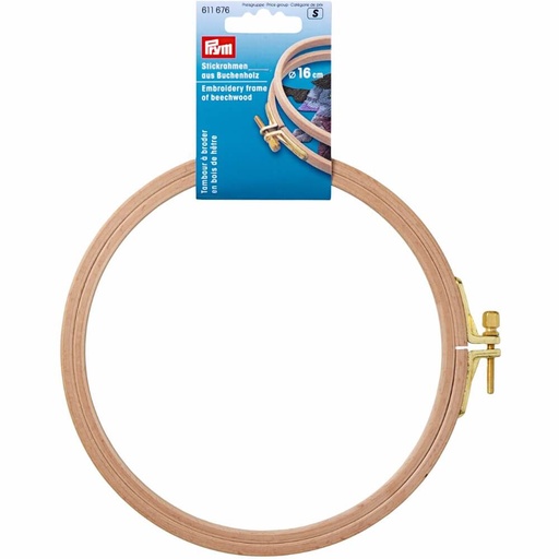 [611676] Prym Borduurring beukenhout 0,8x16cm - 1st