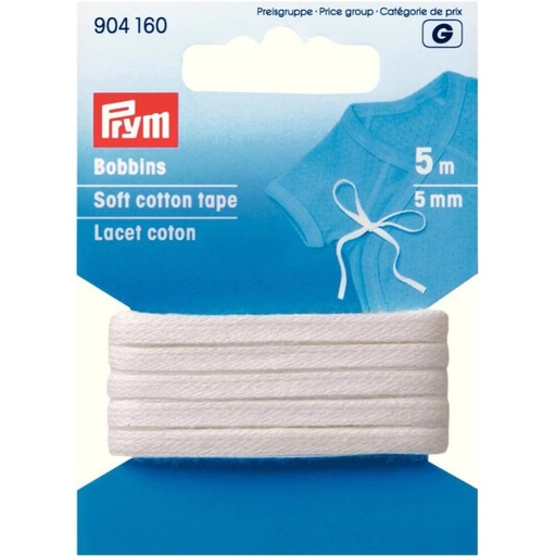[904160] Prym Veterband 5mm wit - 5m