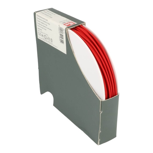 [971205] Prym Elastisch koord 2.5mm rood - 50m