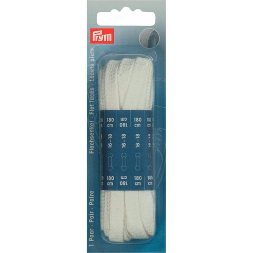 [974753] Prym Platte veters 0,80x180cm wit - 2st