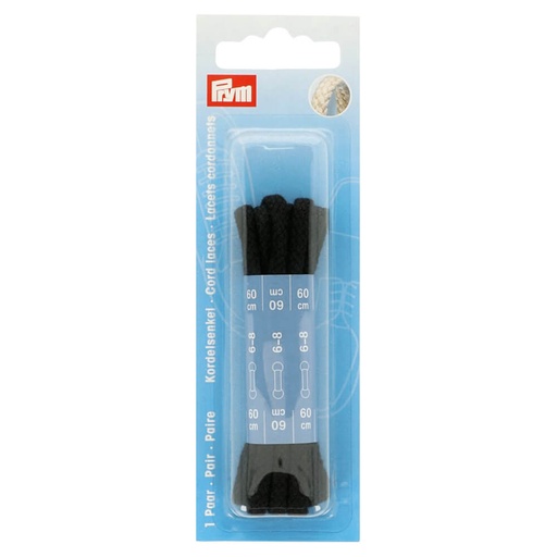 [974870] Prym Koordveters 0,60cm zwart - 2st