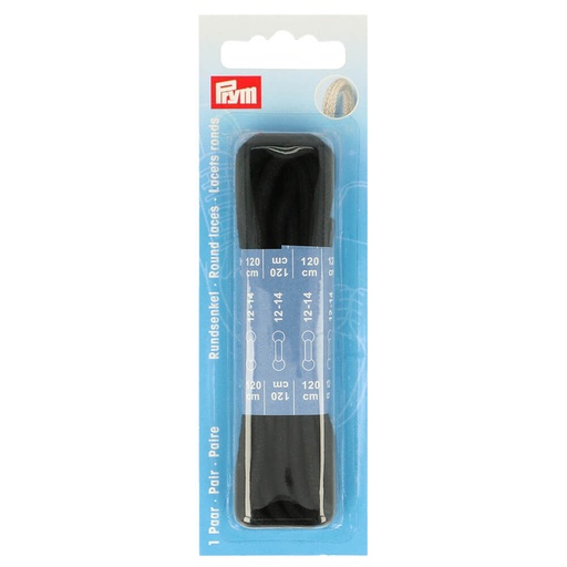 [974840] Prym Ronde veters 0,3x120cm zwart - 2st
