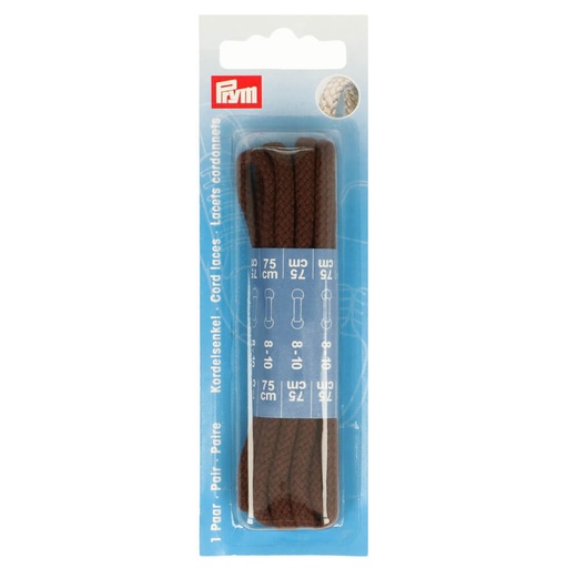 [974881] Prym Koordveters 0,75cm bruin - 2st
