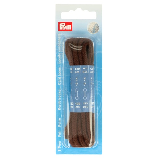 [974901] Prym Koordveters 0,120cm bruin - 2st