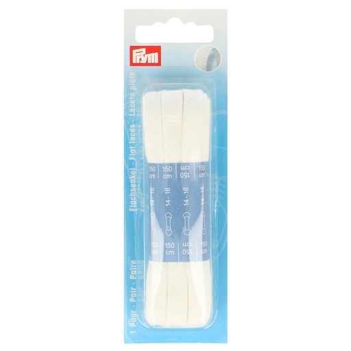 [974743] Prym Platte veters 0,80x150cm wit - 2st