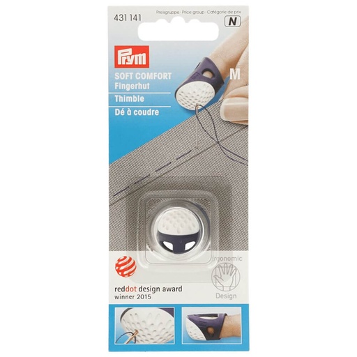 [431141] Prym Vingerhoed ergonomisch M paars - 