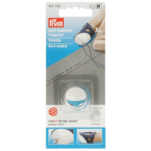 [431143] Prym Vingerhoed ergonomisch XL blauw - 