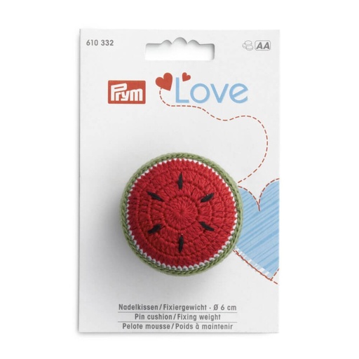 [610332] Prym Speldenkussen - fixeergewicht 6cm watermeloen - 