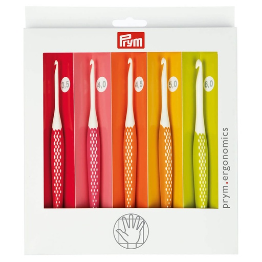 [218440] Prym Ergonomics wolhaaknaalden set 3.50-6.00mm - 1st