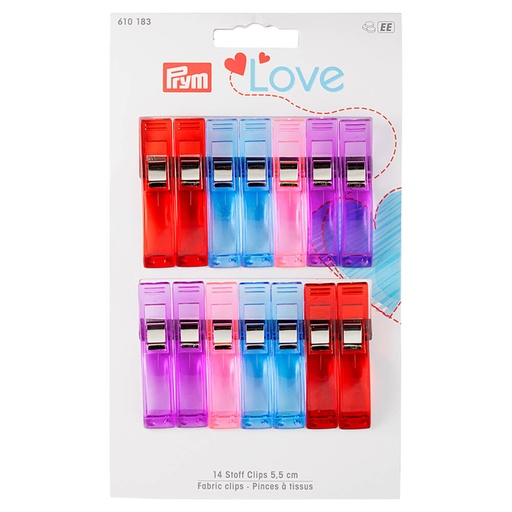 [610183] Prym Love stof clips 5,5cm - 14st
