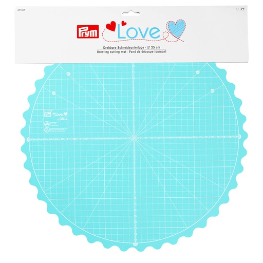 [611469] Prym Love draaibare snijmat rond 35cm mint - 1st