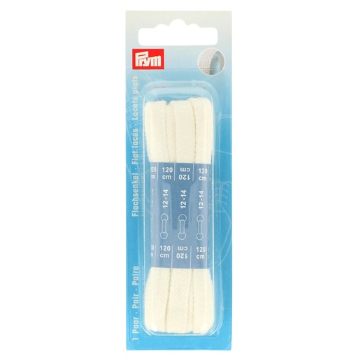 [974733] Prym Platte veters 0,80x120cm wit - 2st