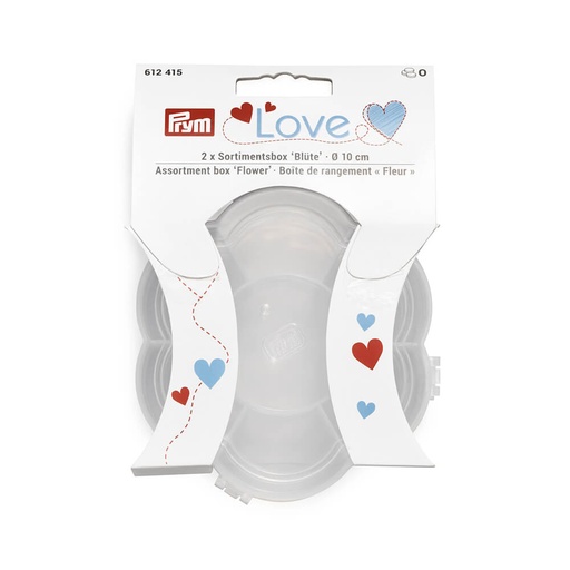 [612415] Prym Love assortimentsdoos bloem leeg 10cm - 3x2st