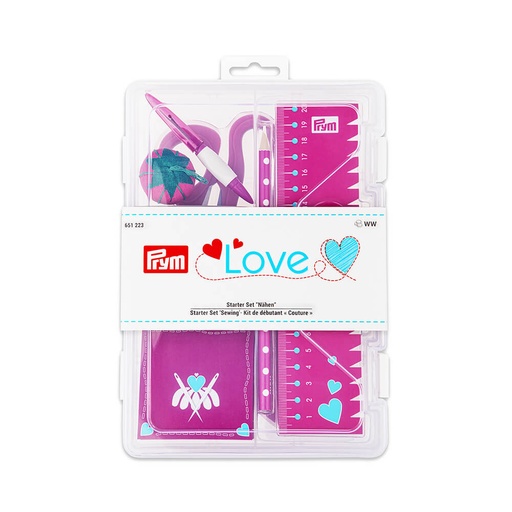 [651223] Prym Love startersset naaien fuchsia - 1st