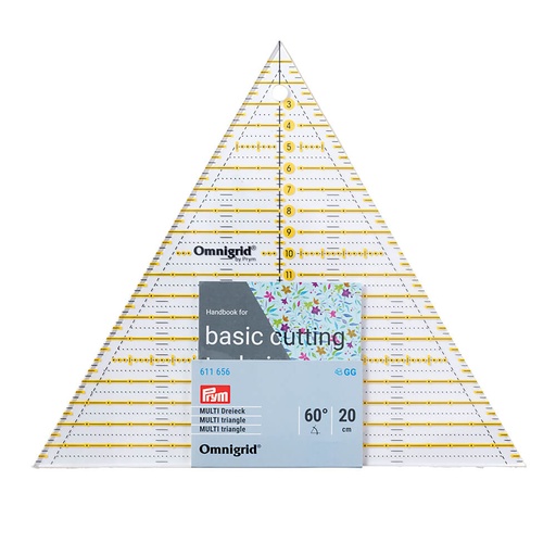 [611656] Prym Omnigrid patchwork liniaal driehoek multi 20cm - 
