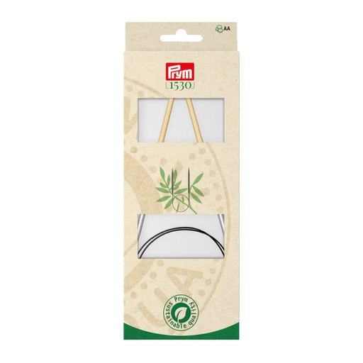 [222517] Prym 1530 rondbreinaalden bamboe 60cm 4.50mm - 