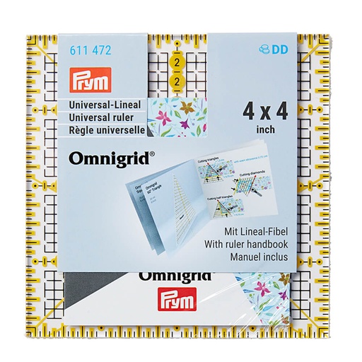 [611472] Prym Omnigrid universele liniaal 4x4 inch - 