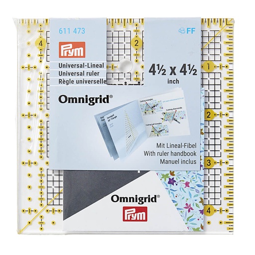 [611473] Prym Omnigrid universele liniaal 4,4,5 inch - 