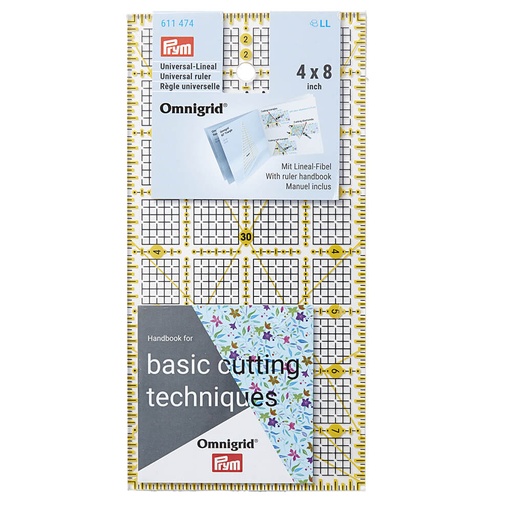 [611474] Prym Omnigrid universele liniaal 4x8 inch - 