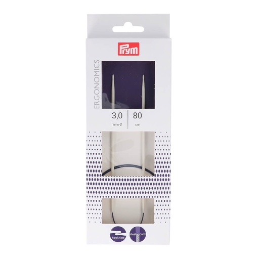 [215802] Prym Ergonomics rondbreinaalden 80cm 3.00mm - 