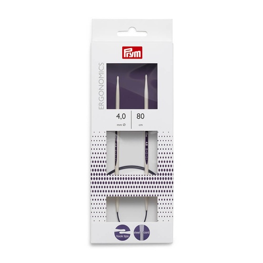 [215804] Prym Ergonomics rondbreinaalden 80cm 4.00mm - 
