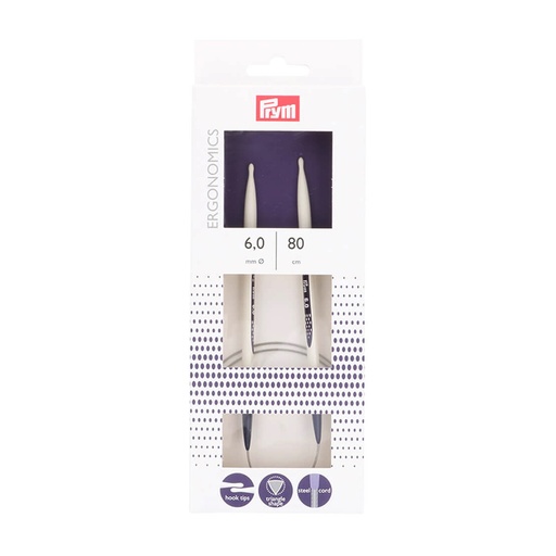[215808] Prym Ergonomics rondbreinaalden 80cm 6.00mm - 