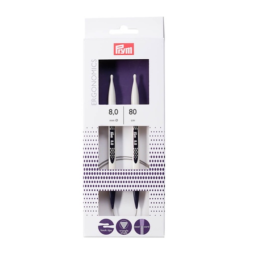 [215811] Prym Ergonomics rondbreinaalden 80cm 8.00mm - 