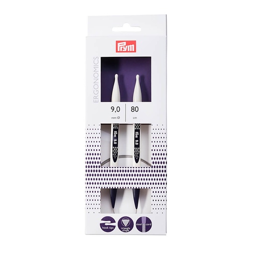 [215812] Prym Ergonomics rondbreinaalden 80cm 9.00mm - 