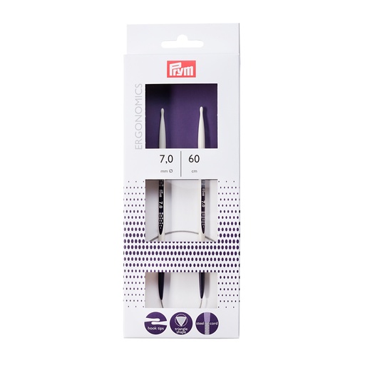 [215610] Prym Ergonomics rondbreinaalden 60cm 7.00mm - 