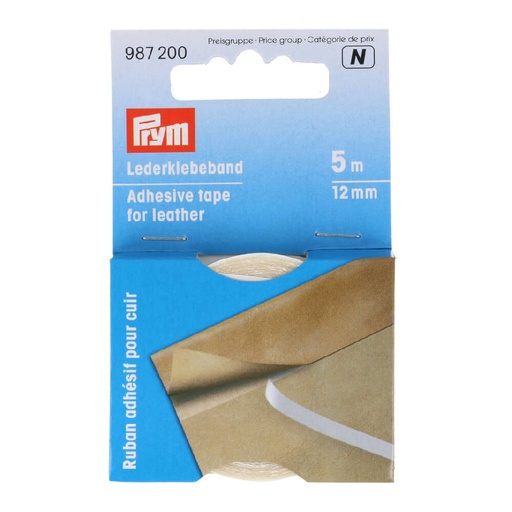 [987200] Prym Zelfklevende tape voor leder 12mm - 5m