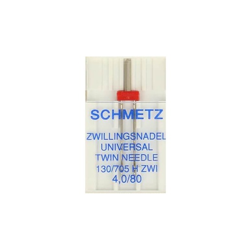 Schmetz Container box tweeling 1 naald 4.0-80 