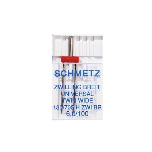 Schmetz Container box tweeling 1 naald 6.0-100 