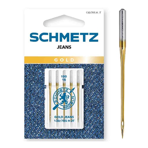 Schmetz Gold Jeans 5 naalden 100-16 