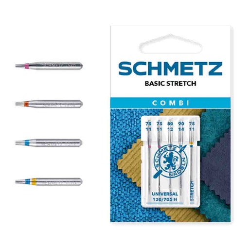 Schmetz Combi Basic Stretch 5 naalden 75-90 