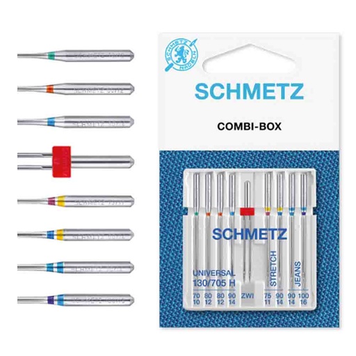 Schmetz Combi Basic Twin box 9 naalden 