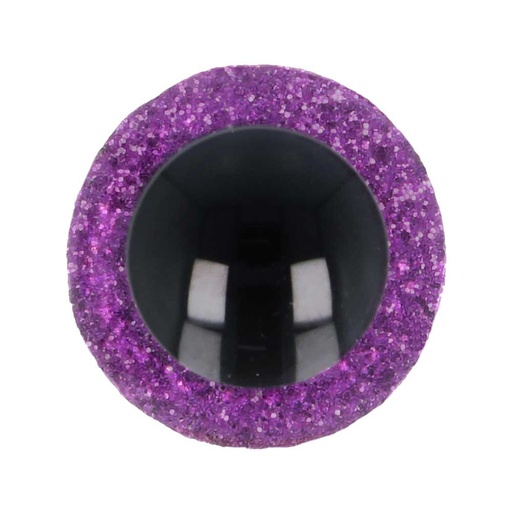 [5636-08-184] Opry Glitter dierenogen tweekleurig 8mm  184