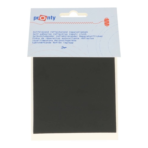 [536511090] Pronty Reparatiedoek zelfklevend reflecterend zwart - 