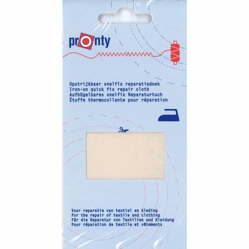 [539480000] Pronty Reparatiedoek Jersey opstrijkbaar  000