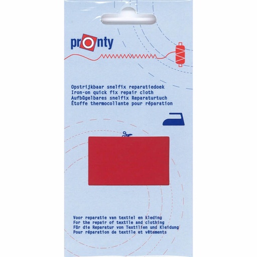 [552410018] Pronty Reparatiedoek Snelfix opstrijkbaar  018